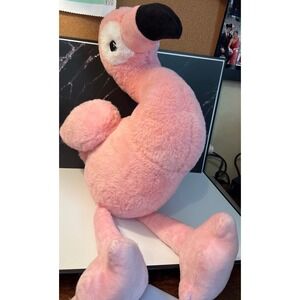 Large Pink Flamingo Plush Stuffed Animal 17 inches